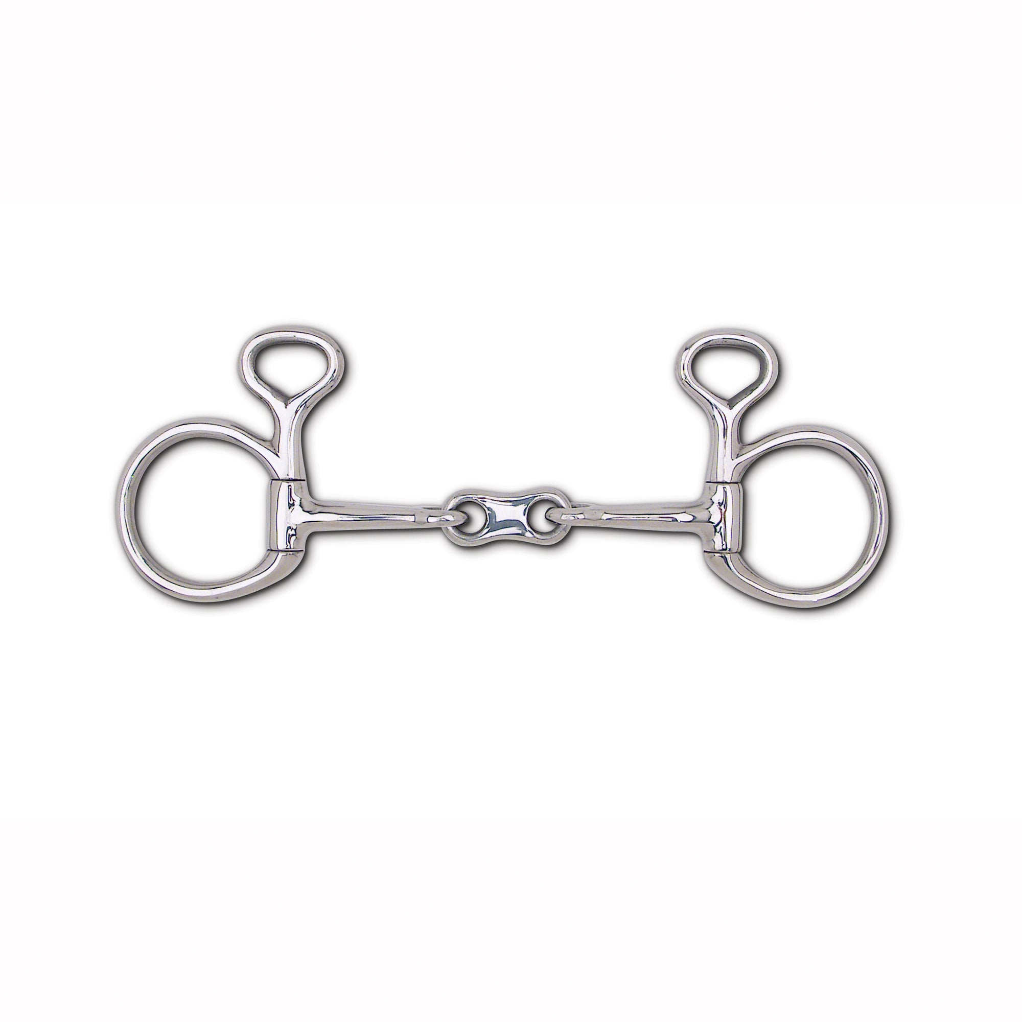 Morso Gs Equestrian A Filetto Snuffle Anello Libero In Ferro Dolce Con Boccone A Losanga - Foto 4