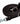 Weaver Leather Roper Rein, Black, 5/8" x 7'