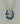 Horse Head In Shoe Im Rhod Neck Royal Blue Glitter