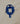 Roma F.C. Metal Bridle Bracket Blue