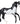 Breyer (Freedom Series) Black Frame Overo Stock Horse