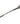 Plain Stock Pin - Imitation Rhodium Finish