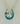 Horse Head In Shoe Im Rhod Neck Turq Glitter